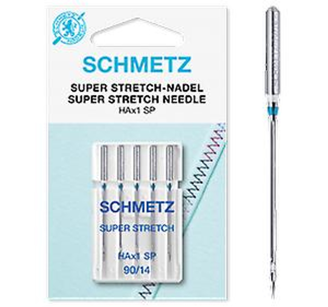 Schmetz Sewing Machine Needles - Super Stretch Overlocker HA x 1 SP