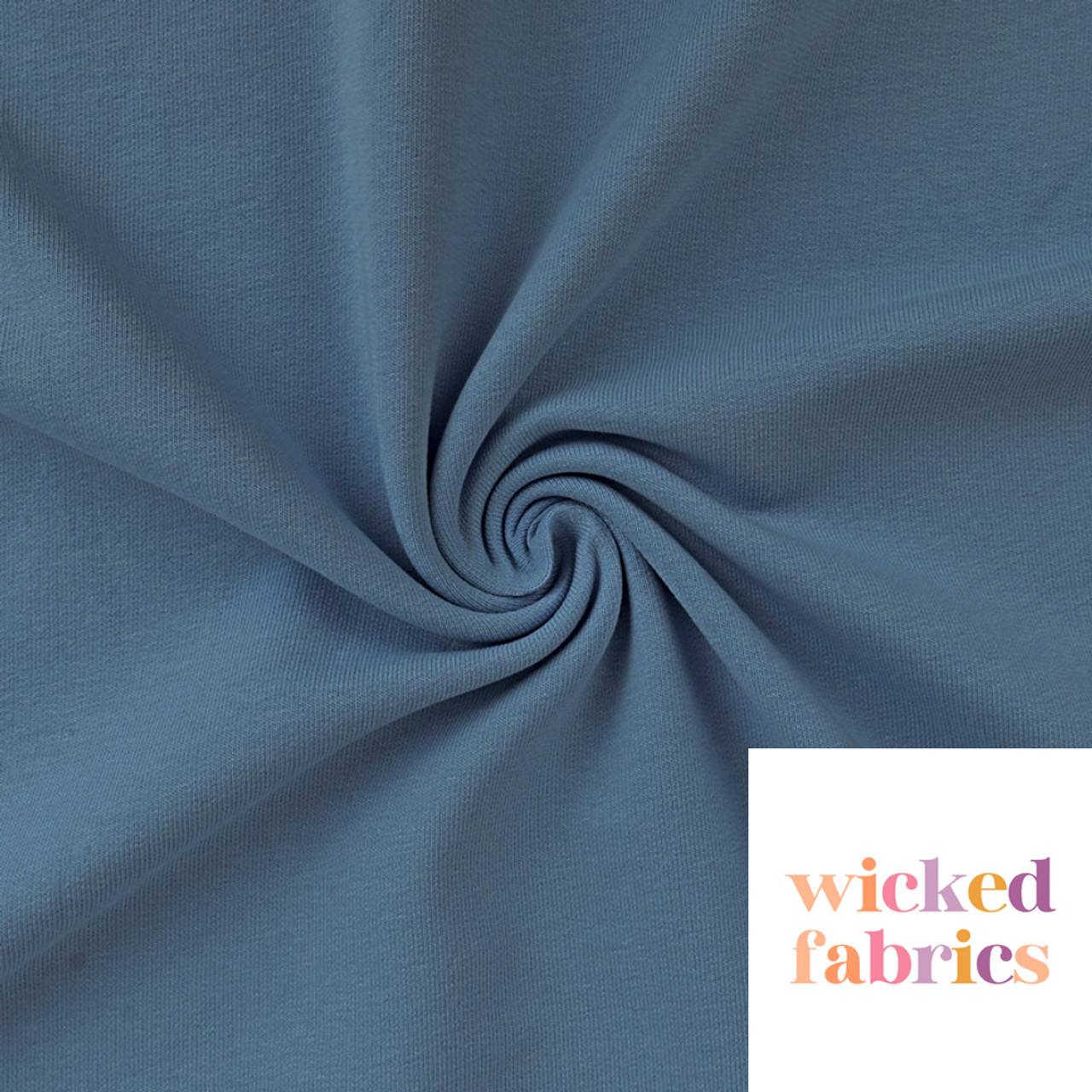 95% Viscose 5% Elastane Jersey - Slate Blue