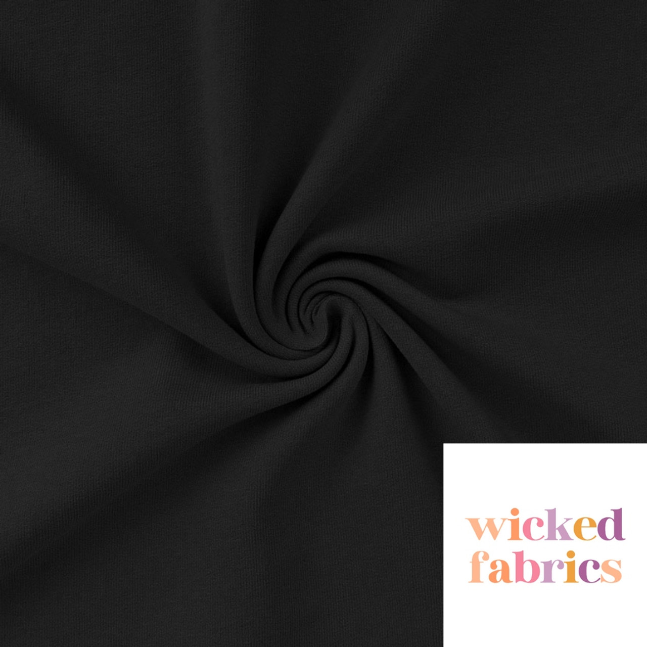 Black viscose with polyeter and elastane - Viscose with polyester and  elastane - Shop - My Textile