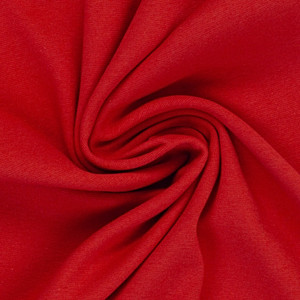 Cotton Elastane Ribbing in Red | 240GSM | OEKO-TEX 100 | Solid - 10CM x WOF Cotton Elastane Ribbing in Red | 240GSM | OEKO-TEX 100 | Solid - 10CM x WOF