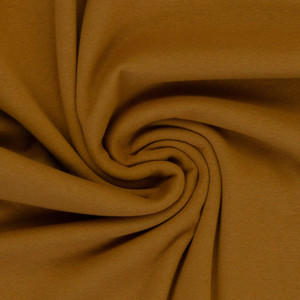 Cotton Elastane Ribbing in Mustard Ochre | 240GSM | OEKO-TEX 100 | Solid - 10CM x WOF Cotton Elastane Ribbing in Mustard Ochre | 240GSM | OEKO-TEX 100 | Solid - 10CM x WOF