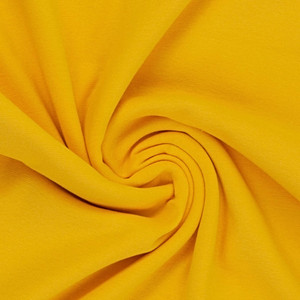 Cotton Elastane Ribbing - Mango Yellow | 240GSM | OEKO-TEX 100 | Solid - 10CM x WOF Cotton Elastane Ribbing - Mango Yellow | 240GSM | OEKO-TEX 100 | Solid - 10CM x WOF