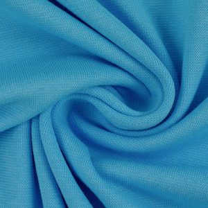 95% Cotton 5% Elastane Jersey - Light Turquoise | 220GSM | OEKO-TEX 100 | Solid | Sustainable and Eco Friendly European Knit Fabric - 50CM x WOF 95% Cotton 5% Elastane Jersey - Light Turquoise | 220GSM | OEKO-TEX 100 | Solid | Sustainable and Eco Friendly European Knit Fabric - 50CM x WOF