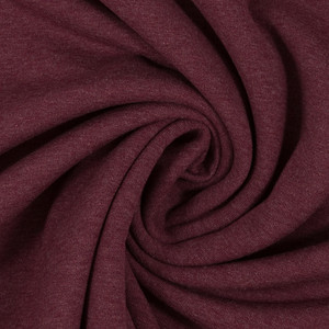 95% Cotton 5% Elastane Melange Jersey - Maroon | 220GSM | OEKO-TEX 100 | Sustainable and Eco Friendly Knit Fabric - 50CM x WOF 95% Cotton 5% Elastane Melange Jersey - Maroon | 220GSM | OEKO-TEX 100 | Sustainable and Eco Friendly Knit Fabric - 50CM x WOF