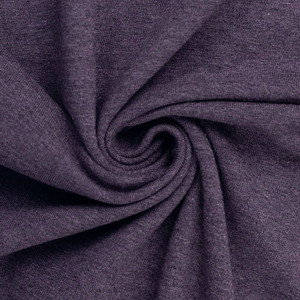 95% Cotton 5% Elastane Melange Jersey - Purple | 220GSM | OEKO-TEX 100 | Sustainable and Eco Friendly Knit Fabric - 50CM x WOF 95% Cotton 5% Elastane Melange Jersey - Purple | 220GSM | OEKO-TEX 100 | Sustainable and Eco Friendly Knit Fabric - 50CM x WOF