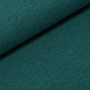 95% Cotton 5% Elastane French Terry Melange - Green | 240GSM | OEKO-TEX 100 | Sustainable and Eco Friendly European Knit Fabric - 50CM x WOF 95% Cotton 5% Elastane French Terry Melange - Green | 240GSM | OEKO-TEX 100 | Sustainable and Eco Friendly European Knit Fabric - 50CM x WOF