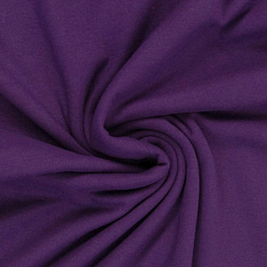 Cotton Elastane Ribbing in Royal Purple | 240GSM | OEKO-TEX 100 | Solid - 10CM x WOF Cotton Elastane Ribbing in Royal Purple | 240GSM | OEKO-TEX 100 | Solid - 10CM x WOF