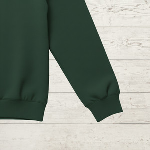 Cotton Elastane Ribbing in Bottle Green | 240GSM | OEKO-TEX 100 | Solid - 10CM x WOF