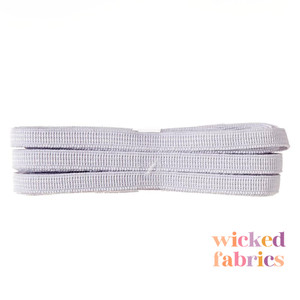 Uni-Trim Premium Woven Swimwear Elastic 6MM - White - 5M Pack Uni-Trim Premium Woven Swimwear Elastic 6MM - White - 5M Pack