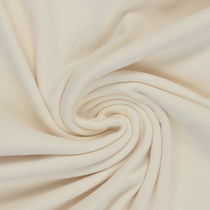 Cotton Elastane Ribbing in Cream | 240GSM | OEKO-TEX 100 | Solid - 10CM x WOF Cotton Elastane Ribbing in Cream | 240GSM | OEKO-TEX 100 | Solid - 10CM x WOF