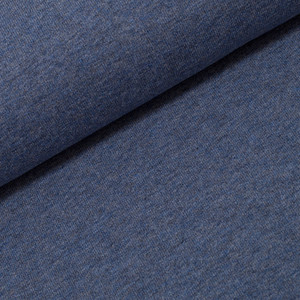 95% Cotton 5% Elastane Fleecy Brushed Sweater Knit in Melange - Light Denim | 240GSM | OEKO-TEX 100 | European | Sustainable and Eco Friendly Knit Fabric - 50CM x WOF 95% Cotton 5% Elastane Fleecy Brushed Sweater Knit in Melange - Light Denim | 240GSM | OEKO-TEX 100 | European | Sustainable and Eco Friendly Knit Fabric - 50CM x WOF