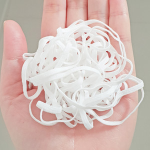 Flat Elastic 3MM - White - 5M PACK Flat Elastic 3MM - White - 5M PACK