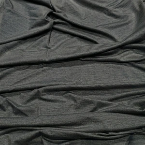 100% Australian Merino Wool Jersey - Charcoal Melange | 200GSM Certified Non-Mulesed Wool | Made in Australia - 50CM