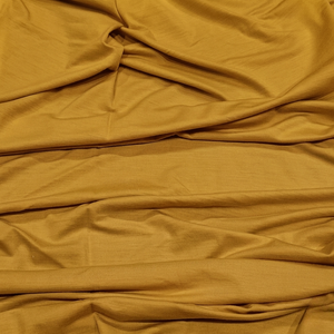 100% Australian Merino Wool Jersey - Mustard Ochre | 200GSM | Certified Non-Mulesed Wool | Made in Australia - 50CM