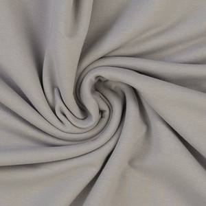 Fleecy Brushed Sweater Knit - Steel Grey | 240GSM | OEKO-TEX 100 | Solid | European | Sustainable and Eco Friendly Knit Fabric  - 50CM x WOF