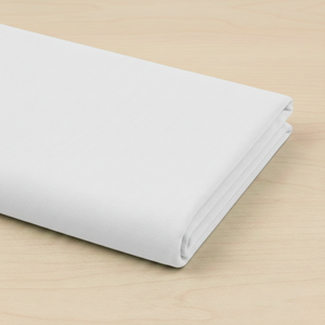 95% Cotton 5% Elastane Jersey - White | Australian | 220GSM | Solid | Sustainable and Eco Friendly Knit Fabric - 50CM