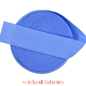 20mm (3/4") Solid Matte Fold Over Elastic - Indigo Blue | FOE - 5M Pack 20mm (3/4") Solid Matte Fold Over Elastic - Indigo Blue | FOE - 5M Pack
