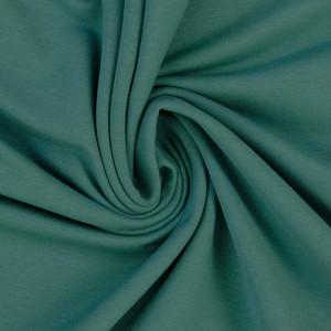 Fleecy Brushed Sweater Knit - Light Pine Green | 240GSM | OEKO-TEX 100 | Solid | European | Sustainable and Eco Friendly Knit Fabric  - 50CM x WOF