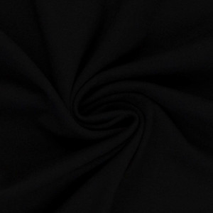 Cotton Elastane Ribbing - Black | 240GSM | OEKO-TEX 100 | Solid - 10CM x WOF Cotton Elastane Ribbing - Black | 240GSM | OEKO-TEX 100 | Solid - 10CM x WOF