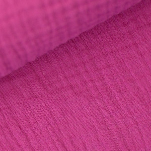 100% Cotton Double Gauze Woven - Carnation Pink | 140GSM | OEKO-TEX 100 | Sustainable and Eco Friendly Fabric - 50CM x WOF 100% Cotton Double Gauze Woven - Carnation Pink | 140GSM | OEKO-TEX 100 | Sustainable and Eco Friendly Fabric - 50CM x WOF