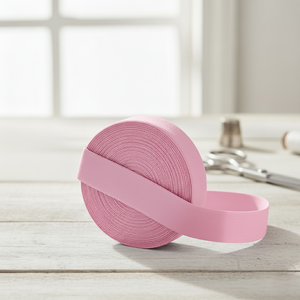 20mm (3/4") Solid Matte Fold Over Elastic - Vintage Pink | FOE - 5M Pack