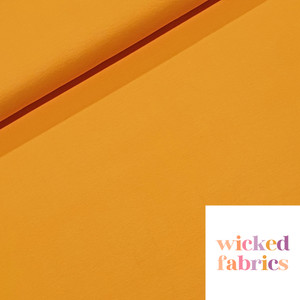 Cotton Spandex Ribbing - Golden Yellow | Australian Made | 240GSM | Solid - 10CM Cotton Spandex Ribbing - Golden Yellow | Australian Made | 240GSM | Solid - 10CM