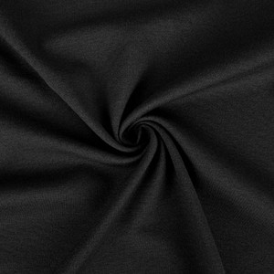 Milano Ponte 70% Viscose 25% Nylon 5% Elastane Double Knit Jersey - Black | 320GSM | Sustainable and Ethically Sourced Knit Fabric - 50CM x WOF Milano Ponte 70% Viscose 25% Nylon 5% Elastane Double Knit Jersey - Black | 320GSM | Sustainable and Ethically Sourced Knit Fabric - 50CM x WOF