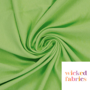 Viscose Elastane Jersey - Light Green | 230GSM | OEKO-TEX 100 | Solid - 50CM x WOF Viscose Elastane Jersey - Light Green | 230GSM | OEKO-TEX 100 | Solid - 50CM x WOF