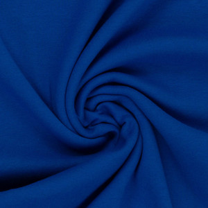 95% Cotton 5% Elastane Ribbing in Electric Blue | 240GSM | OEKO-TEX 100 | Solid | Sustainable and Eco Friendly Knit Fabric - 10CM x WOF 95% Cotton 5% Elastane Ribbing in Electric Blue | 240GSM | OEKO-TEX 100 | Solid | Sustainable and Eco Friendly Knit Fabric - 10CM x WOF