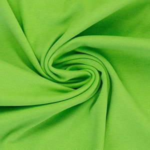 95% Cotton 5% Elastane Ribbing in Apple Green | 240GSM | OEKO-TEX 100 | Solid | Sustainable and Eco Friendly Knit Fabric - 10CM x WOF 95% Cotton 5% Elastane Ribbing in Apple Green | 240GSM | OEKO-TEX 100 | Solid | Sustainable and Eco Friendly Knit Fabric - 10CM x WOF