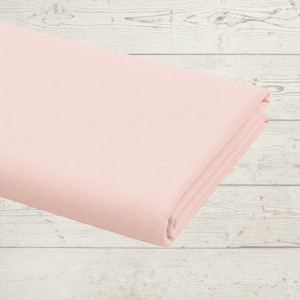 Cotton Elastane Jersey in Blush Pink | 220GSM | OEKO-TEX 100 | Solid | Sustainable and Eco Friendly European Knit Fabric - 50CM x WOF