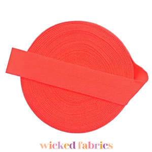 15mm (5/8") Solid Matte Fold Over Elastic - Pumpkin Pie | FOE - 5M Pack 15mm (5/8") Solid Matte Fold Over Elastic - Pumpkin Pie | FOE - 5M Pack