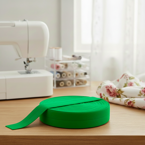 15mm (5/8") Solid Matte Fold Over Elastic - Forest Green | FOE - 5M Pack