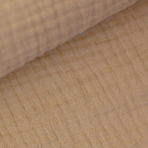 100% Cotton Double Gauze Woven - Taupe | 140GSM | OEKO-TEX 100 | Sustainable and Eco Friendly Fabric - 50CM x WOF 100% Cotton Double Gauze Woven - Taupe | 140GSM | OEKO-TEX 100 | Sustainable and Eco Friendly Fabric - 50CM x WOF