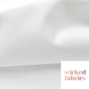Repreve Recycled Polyester Sports Performance - White | 260GSM - 50CM Repreve Recycled Polyester Sports Performance - White | 260GSM - 50CM