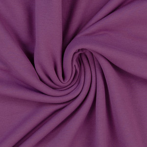 Fleecy Brushed Sweater Knit - Mauve Purple | 240GSM | OEKO-TEX 100 | Solid | European | Sustainable and Eco Friendly Knit Fabric  - 50CM x WOF