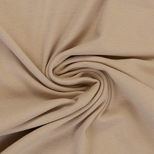 95% Cotton 5% Elastane Ribbing in Light Sand | 240GSM | OEKO-TEX 100 | Solid | Sustainable and Eco Friendly Knit Fabric - 10CM x WOF 95% Cotton 5% Elastane Ribbing in Light Sand | 240GSM | OEKO-TEX 100 | Solid | Sustainable and Eco Friendly Knit Fabric - 10CM x WOF