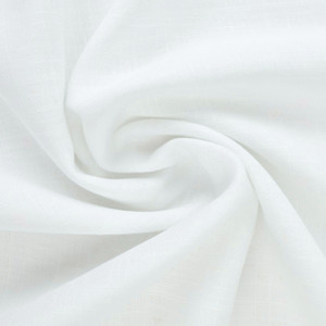 80% Linen 20% Viscose - White | 200GSM | OEKO-TEX 100 | Solid - 50CM x WOF 80% Linen 20% Viscose - White | 200GSM | OEKO-TEX 100 | Solid - 50CM x WOF