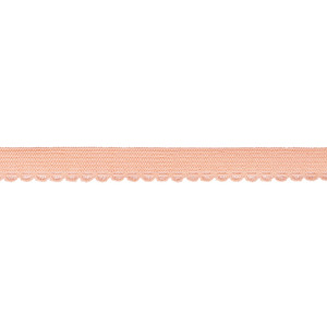 10mm Frilly Picot Elastic - Peach | Lingerie - 5M Pack 10mm Frilly Picot Elastic - Peach | Lingerie - 5M Pack