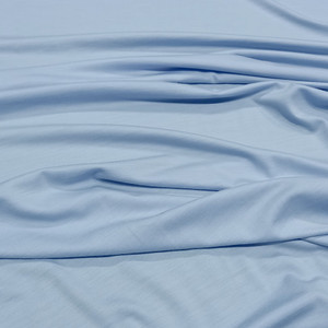 100% Australian Merino Wool Jersey - Baby Blue | 200GSM - 50CM 100% Australian Merino Wool Jersey - Baby Blue | 200GSM - 50CM