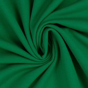 Fleecy Brushed Sweater Knit - Forest Green | 240GSM | OEKO-TEX 100 | Solid | European | Sustainable and Eco Friendly Knit Fabric  - 50CM x WOF