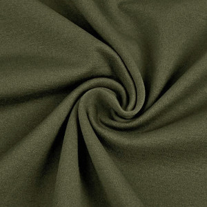 Milano Ponte 70% Viscose 25% Nylon 5% Elastane Double Knit Jersey - Khaki Green | 320GSM | Sustainable and Ethically Sourced Knit Fabric - 118CM END OF BOLT Milano Ponte 70% Viscose 25% Nylon 5% Elastane Double Knit Jersey - Khaki Green | 320GSM | Sustainable and Ethically Sourced Knit Fabric - 118CM END OF BOLT