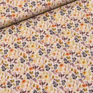 65% Viscose 35% Linen - Secret Garden Limited Edition Print #7 | 170GSM | OEKO-TEX 100 | Sustainable and Eco Friendly Woven Fabric  - 50CM x WOF