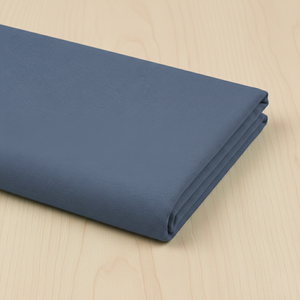 95% Cotton 5% Elastane Jersey - Storm Blue | 220GSM | OEKO-TEX 100 | Solid | Sustainable and Eco Friendly European Knit Fabric - 141CM END OF BOLT