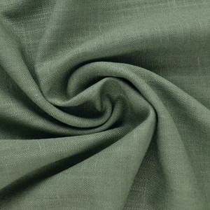 80% Linen 20% Viscose Woven - Sage Green | 200GSM | OEKO-TEX 100 | Solid | Sustainable and Eco Friendly Fabric - 152CM END OF BOLT