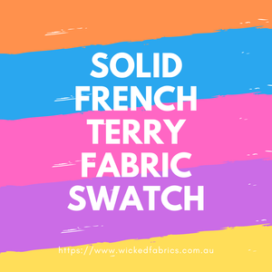 Cotton Elastane French Terry - Fabric Swatch