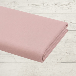 95% Cotton 5% Elastane Jersey Pastel Rose Pink | 220GSM | OEKO-TEX 100 | Solid | Sustainable and Eco Friendly European Knit Fabric - 61CM END OF BOLT