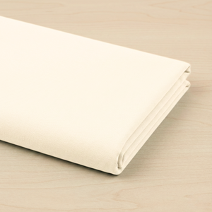 Cotton Elastane Jersey in Cream | 240GSM | OEKO-TEX 100 | Solid | Sustainable and Eco Friendly European Knit Fabric - 10CM x WOF