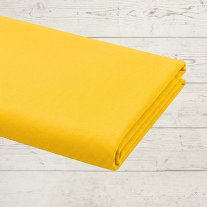 Cotton Elastane Jersey in Mango Yellow | 240GSM | OEKO-TEX 100 | Solid | Sustainable and Eco Friendly European Knit Fabric - 140CM END OF BOLT