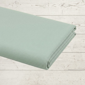 95% Cotton 5% Elastane Jersey Agave Silver | 220GSM | OEKO-TEX 100 | Solid | Sustainable and Eco Friendly European Knit Fabric - 171CM END OF BOLT